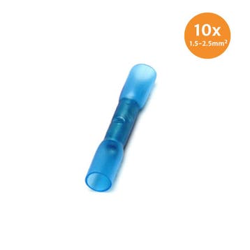 Kabelschoenen Met Krimpkous Waterdicht Blauw (1.5-2.5mm) 10, Verzenden, Nieuw