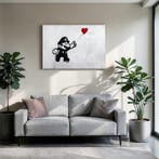 Naro - Canvas - [XL] Mario & the Red Heart Balloon – Banksy, Nieuw
