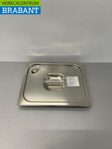 RVS Gastronorm Deksel GN Deksel 1/2 GN met Silicone, Ophalen of Verzenden