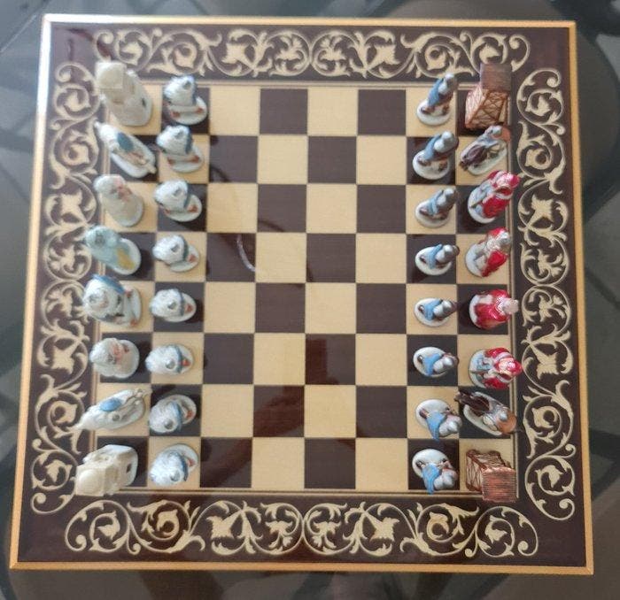 Schaakspel - Rare & Mint Condition Xadrez das Cruzadas, Antiek en Kunst, Curiosa en Brocante