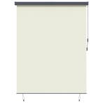 vidaXL Rolgordijn Crèmekleurig 200 x 250 cm Stof en, Verzenden