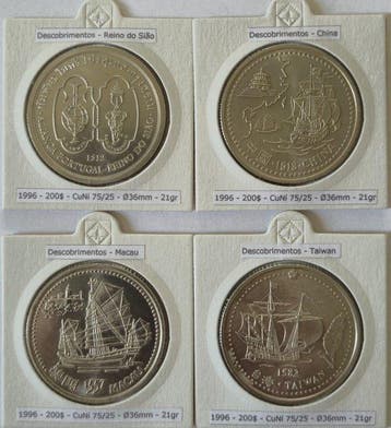 Portugal. Lote 8 moedas 1996 (Zonder minimumprijs)