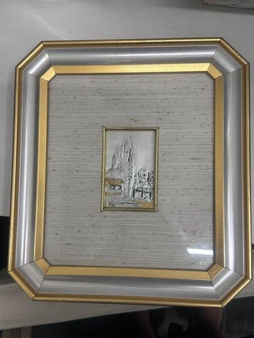 Cadre de présentation (2) - Plaqué(e) argent, Antiquités & Art