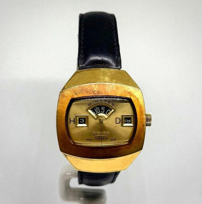 Sicura - Jump Hour - Zonder minimumprijs - Heren - 1970-1979, Bijoux, Sacs & Beauté, Montres | Hommes