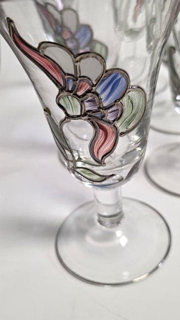 Paul Nagel Glaskunst - Bocal (6) - Verre - Verres vintage «, Antiquités & Art