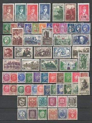 Frankrijk 1940/1943 - Set van 4 volledige jaren Neuves ** 1e