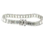 Armband - 14 karaat Witgoud - 32.56ct. tw. Diamant