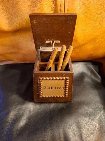 Tabaksdoos - .800 zilver - Zilveren tabaksautomaat, Nieuw