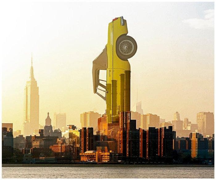 Roberto Cavalli (1971) - XXL - Visioni, in New York /#1125 -, Antiquités & Art, Art | Objets design