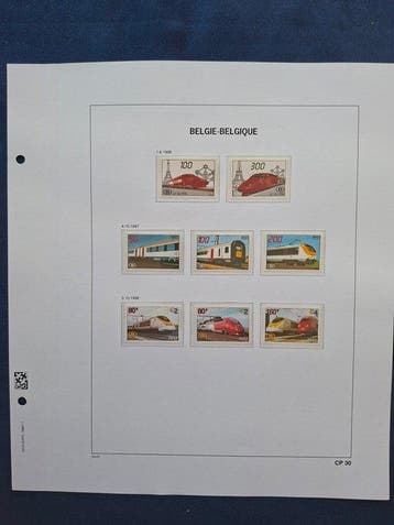 België 1996/2010 - Spoorweg, volledig volgens de davo luxe, Postzegels en Munten, Gestempeld