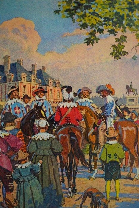 Alexandre Dumas / Philippe Ledoux - Les Trois Mousquetaires, Antiquités & Art, Antiquités | Livres & Manuscrits