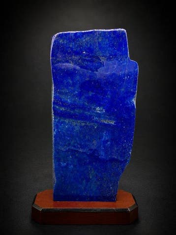 Hoogwaardige lapis lazuli-beeld – Elegant vrijvormig object