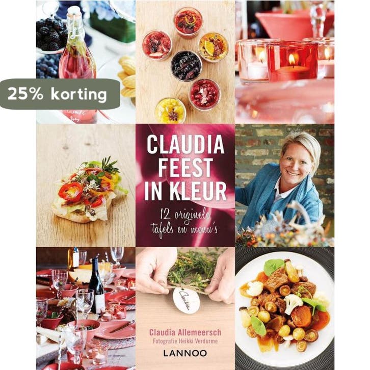 Claudia feest in kleur 9789401428118 Claudia Allemeersch, Livres, Livres de cuisine, Envoi