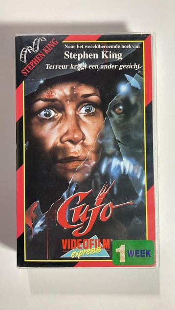 CUJO (EX RENTAL) (VHS), Gebruikt