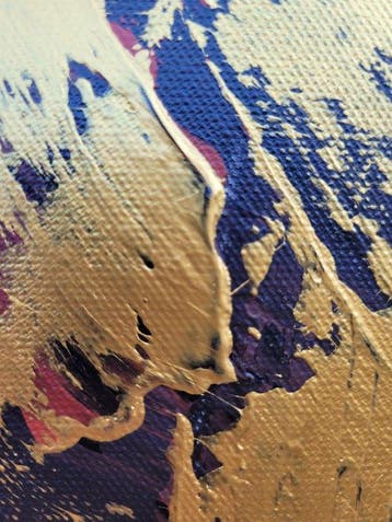 Lyora Art - LOST TREASURE #064 (XL)Acrylic painting - Hand