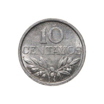 Portugal. República. 10 Centavos 1969 - Raro