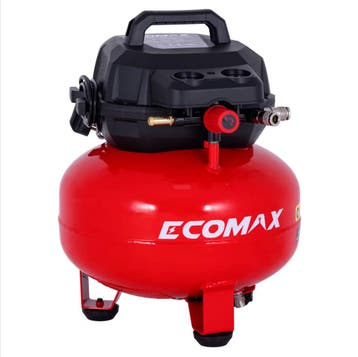 2dekans | Ecomax Pancake Luchtcompressor 23L - Compact en, Doe-het-zelf en Bouw, Ophalen of Verzenden, Nieuw