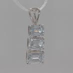 Zonder minimumprijs - Hanger - 14 karaat Witgoud - 2.04ct.