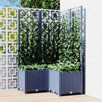 vidaXL Tuin Blauw Grijs 80 x 80 x 136 cm, Verzenden