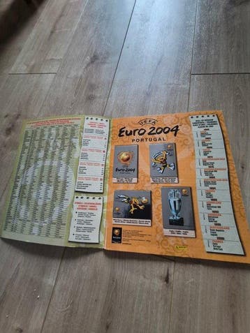 2004 Panini Euro 2004 Original edition - 1 Compleet album -