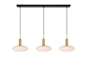 Hanglamp Lucide SINGALA -  - 3xE27 - Mat Goud /, Huis en Inrichting, Lampen | Hanglampen, Verzenden, Nieuw