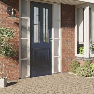 vidaXL Raamfolie statisch mat grijs 90 x 1000 cm PVC, Verzenden