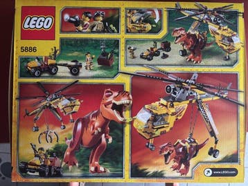 Lego Set - 5886 - Dino 2010 - T-Rek Helicopter, Nieuw