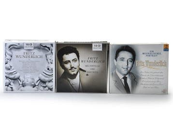 Fritz Wunderlich - 7x CD Box Sets with 54 Discs - Diverse