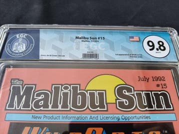 Malibu Sun #15 - EGC 9.8 - 1st appearance of WildC.A.T.S. -, Nieuw