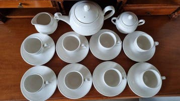 Wedgwood - Service à thé et café (21) - Porcelaine - Comme