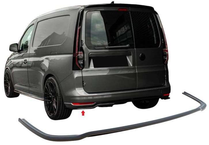 Diffuser | geschikt voor Volkswagen | Caddy | mk5 2021+ | 3-, Auto diversen, Tuning en Styling, Verzenden