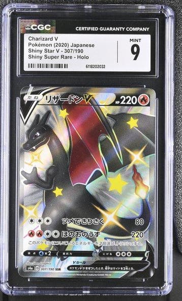 Pokémon - 2 Graded card - Charizard, Pikachu 307/190;, Nieuw