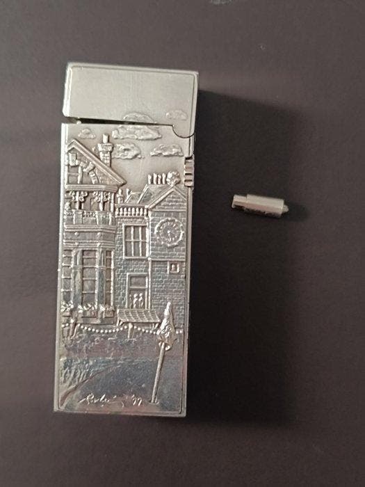 Dunhill - Rollagas - Aansteker - .925 zilver, Collections, Articles de fumeurs, Briquets & Boîtes d'allumettes