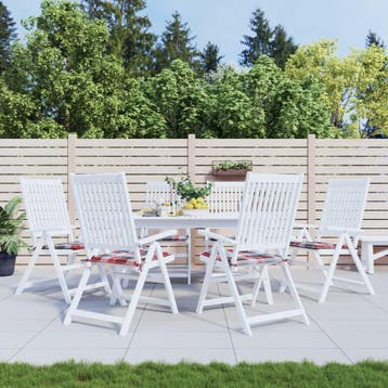 vidaXL Tuinstoelkussens 6 st 50x50x4 cm oxford stof, Verzenden