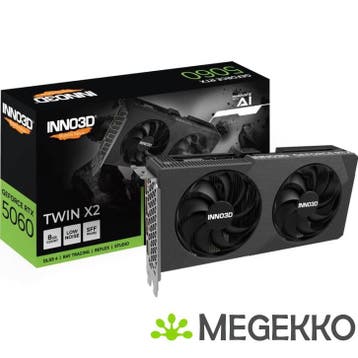INNO3D GeForce RTX 5060 TWIN X2 V2 8GB, Verzenden, Nieuw