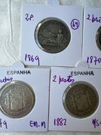 Espagne. Gobierno Provisional-Alfonso XII. 2 Pesetas