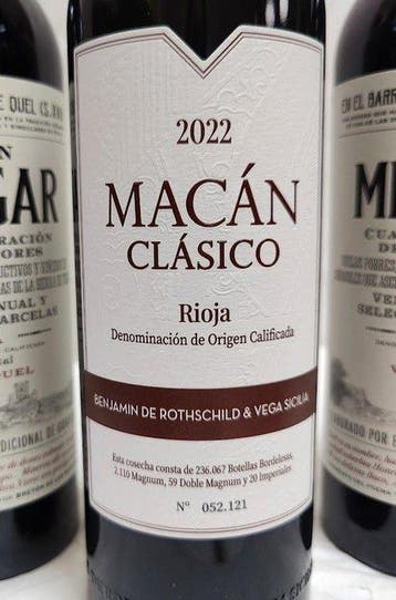 2022 Benjamin de Rothschild y Vega Sicilia, Macán clásico x1