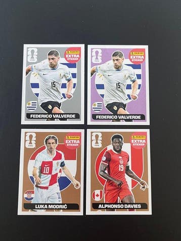 2026 Panini WM Extra Sticker Silber Valverde / Bronze, Collections, Autocollants