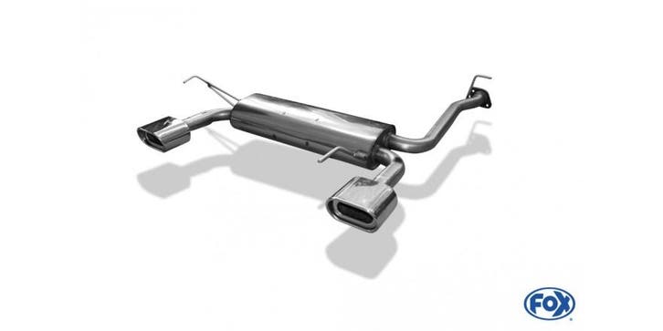 FOX Honda Prelude IV BB2/3 einddemper cross exit rechts/link, Autos : Pièces & Accessoires, Systèmes d'échappement, Envoi