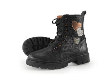 IK-KE Veterboots Meisjes in maat 31 Zwart, Verzenden, Jongen of Meisje, IK-KE, Schoenen
