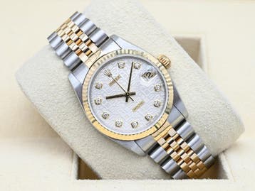 Rolex Datejust Ref. 68273 Year 1997 (Box & Papers), Rolex, Polshorloge, Ophalen of Verzenden, Zo goed als nieuw