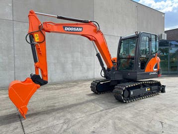 Online veiling - Doosan - 2019 - DX55-9C -, Ophalen