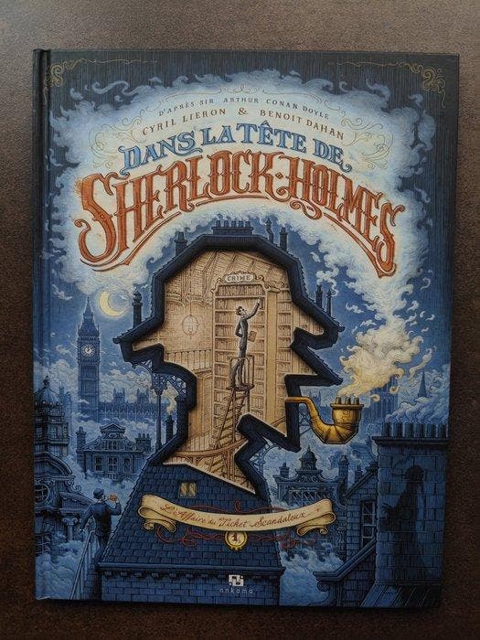 Dans la tête de Sherlock Holmes T1 + T2 + 2x dédicace - 2x C, Livres, BD