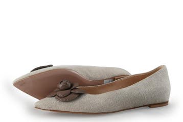 Roberto Festa Ballerinas in maat 37 Beige, Vêtements | Femmes, Verzenden, Ballerina's