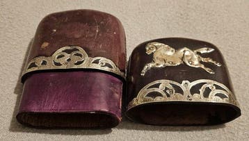 Sigarendoos - .833 zilver - Gemerkt zwaardje