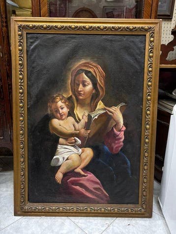 École italienne (XVIII) - Madonna con Bambino