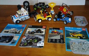 Lego Set - Technic - 5580 Model Team Highway Rig / 5510, Nieuw