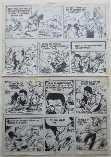Bessy 85 - Originele pagina (p.15) - De drie vlechten - 1, Nieuw