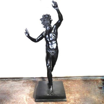 sculptuur, IL FAUNO DANZANTE - 85 cm - Brons, Antiek en Kunst