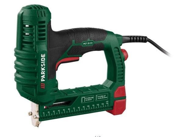 Veiling - Parkside PET 25 C3 electrische tacker, Doe-het-zelf en Bouw, Gereedschap | Overige machines